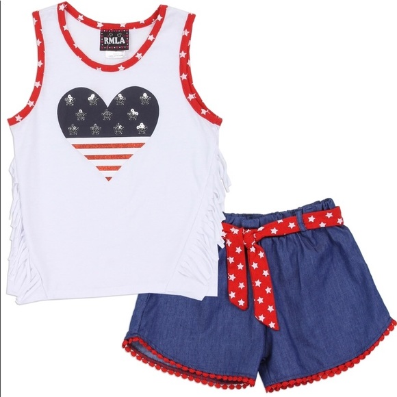 big girls short sets